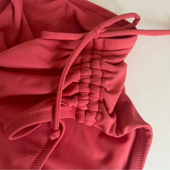 CALIA Women's Adjustable MidRise Ruched Side Swim Bottom XL Guava Pink
WSA23402 - Picture 2 of 10